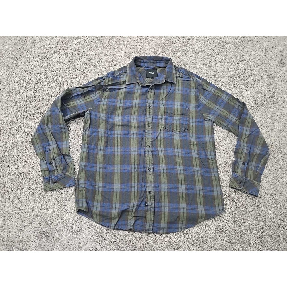 Rails Button Up Shirt Mens Large Plaid Flannel Long Sleeve Classic Casual